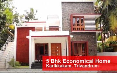 5 Bhk Economical Home Construction – Karikkakam, Trivandrum